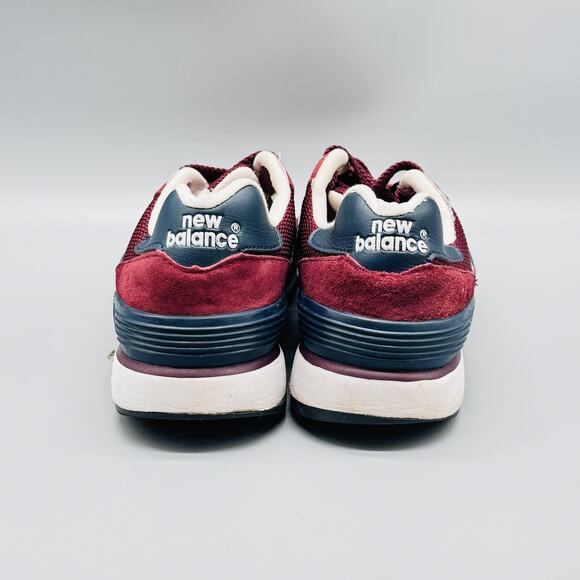 New Balance Shoes Womens 6.5 Burgundy Suede 670 Running Low Top Made UK Sneakers - Picture 5 of 9